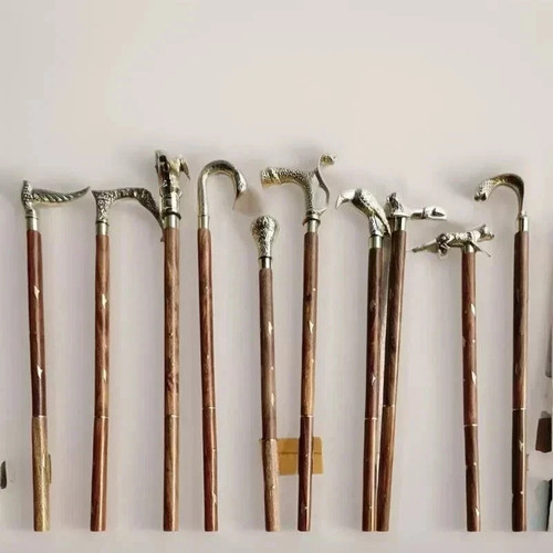 Bâton marche bois - de,