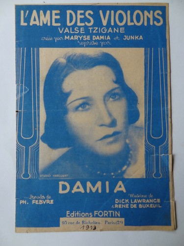 Partition ame des violons - des,