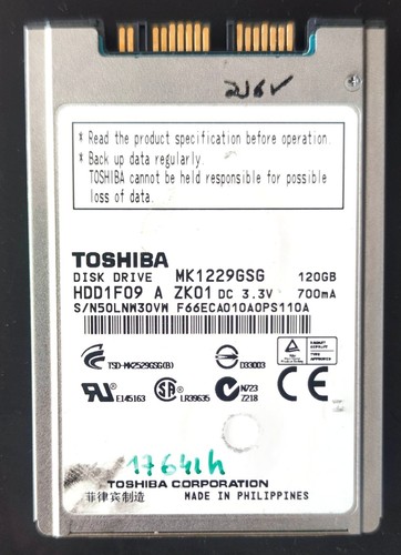Disque dur toshiba - dur, 1,8"