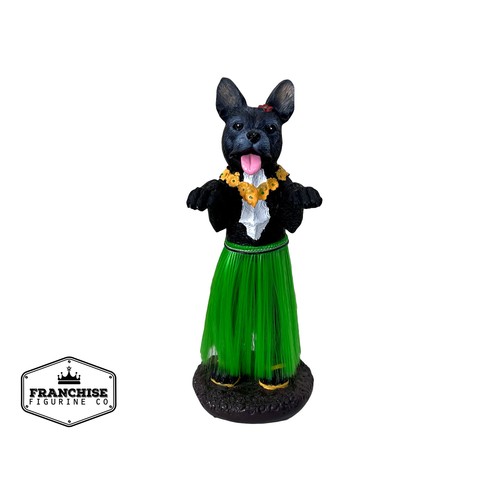Tableau hula chien bouledogue - tableau,