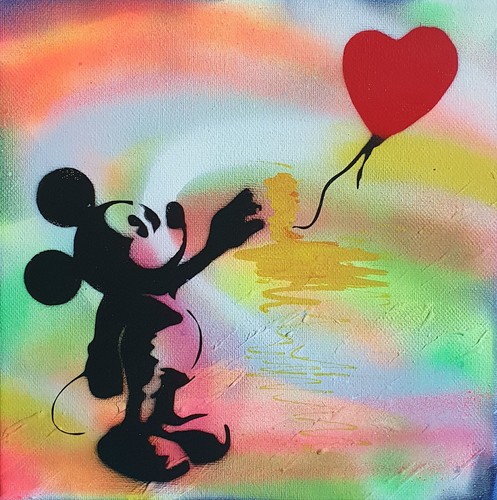 Pyb signed mickey ballon - signed,