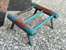 Tabouret/Chaise/Support/Patiya/Étage RARE ANCIEN VINTAGE EN BOIS DE COULEUR