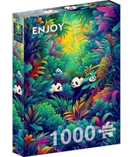 Puzzle Enjoy Puzzle : Panda Haven - 1000 Pièces