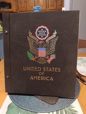 Album De Timbres Anciens Des USA TTB ÉTATS, Avec Timbres Oblitérer, Album DAVO 