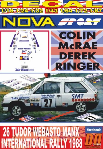 Decal vauxhall nova sport - vauxhall,
