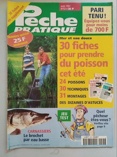 Pêche pratique magazine - pratique, n°53