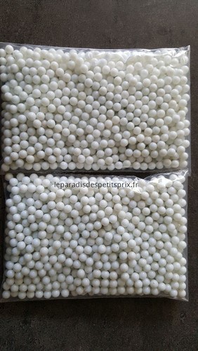Sachet 1000 billes blanches - billes,