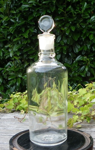Ancien flacon bouteille eau - ancien,