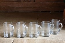 5 Chopes 1900 En Verre Art