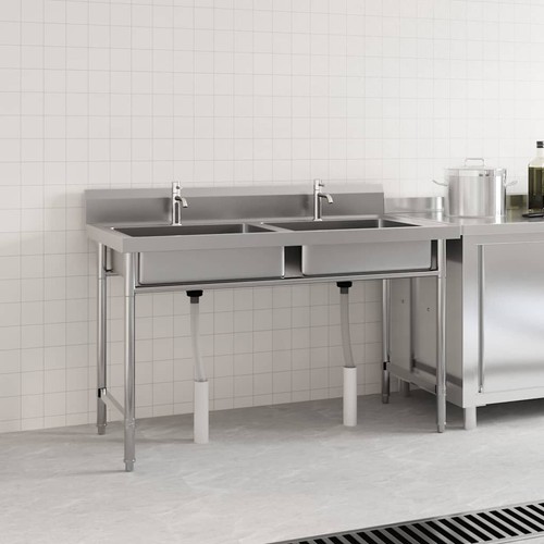 Evier cuisine double lavabo - evier,