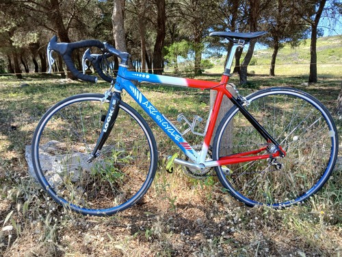 Vélo course carbone look - de,