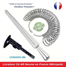 MESURE TAILLE DOIGT BAGUE BAGUIER TRIBOULET BIJOUTIER ANNEAUX TAILLES FRANCAISES