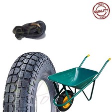 Pneu 3.50-8 + Chambre À Air Pneu 6 PR Pour Roue De Brouette