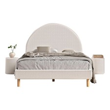 Pack - Lit Adulte & 2 Poufs