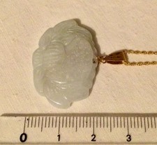 Pendentif Fleur Jade
