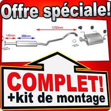 Ligne pot d'échappement pour
