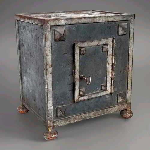 Ancien petit coffre fort - coffre,