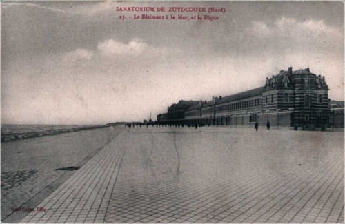 Cpa zuydcoote sanatorium - cpa,