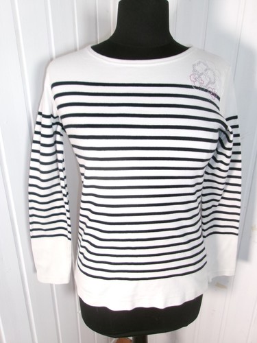 Pull marinière blanc - marinière, rayé