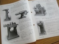 CATALOGUE AUX FORGES DE VULCAIN - MACHINE A MEULER ET A POLIR 1931 INDUSTRIES  
