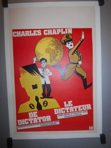 Dictateur charlie chaplin - dictateur,