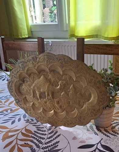 Plateau artisanale marocain - plateau,