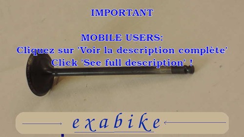Soupape echappement pour - d'echappement,