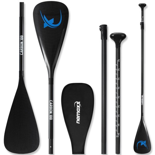 Pagaie sup pièces carbon - pagaie,