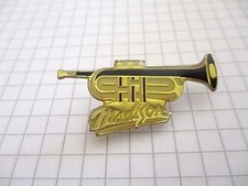 TRUMPET MADISON SAXOPHONE VINTAGE LAPEL PIN BADGE us8