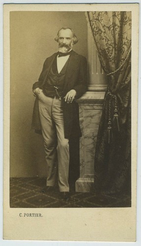 Cdv circa 1865 homme dans - circa,