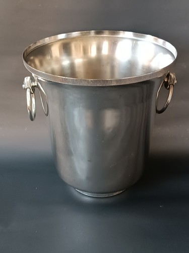 Seau champagne en - a, metal