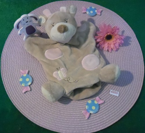 Doudou marionnette vache - doudou,