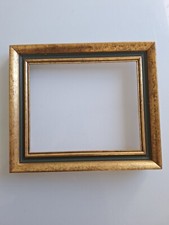 Antique photo picture frame, wood minature gold frames Ancien Cadre bois doré
