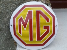 Plaque émaillée MG enamel