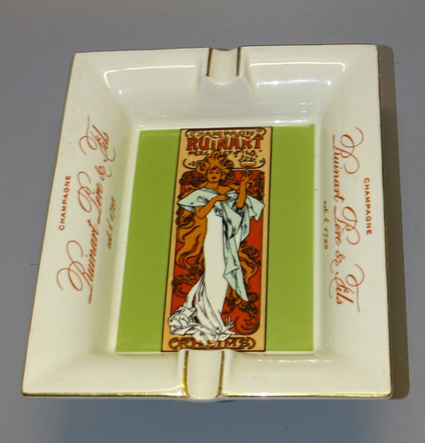Cendrier champagne ruinart - champagne,