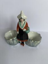 Saleron Femme Régionale Porcelaine Art Déco Origine Allemande Numéro 13581