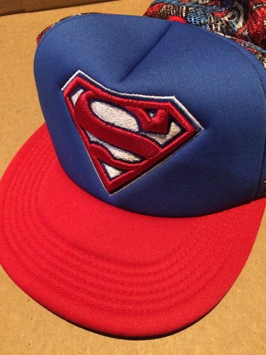 Superman trucker baseball hat - superman, trucker-baseball