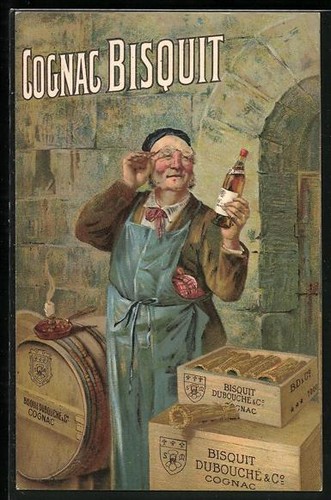 Carte postale cognac - cognac, bisquit