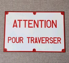 Plaque Émaillée SNCF
