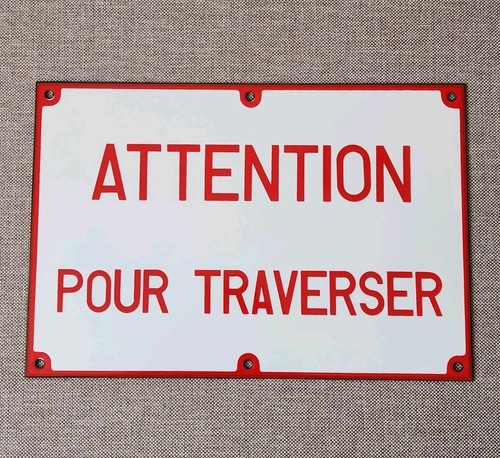 Plaque émaillée sncf - plaque,
