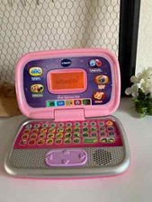 3 ⚜Jouet VTech - Ordi Genius Kid Rose, Ordinateur Enfant avec Écran Rétroéclairé
