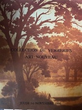 Catalogue vente verrerie Art