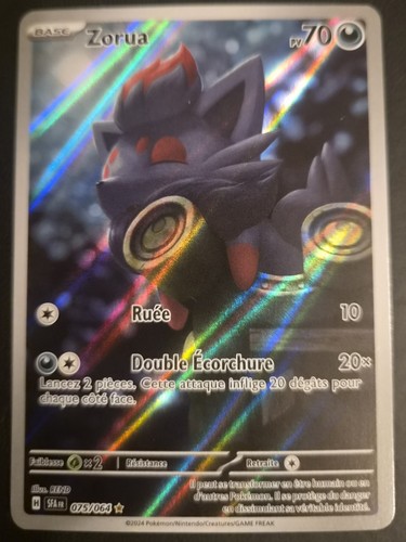 Carte pokemon zorua 075 - carte, 075/064
