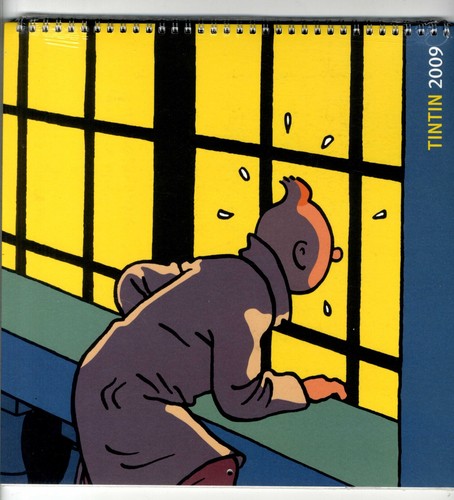 Calendrier tintin spirales - à,