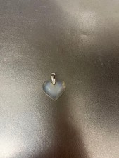 Collier coeur opalescent