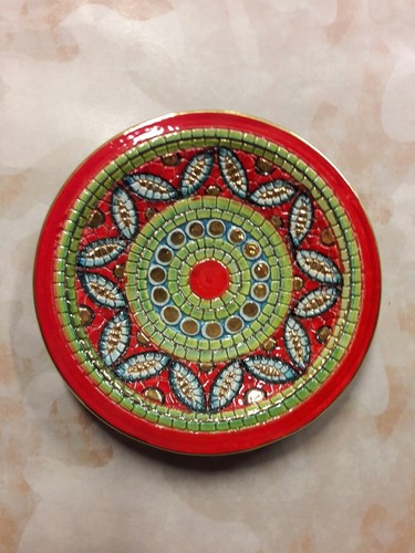 Assiette céramique deruta - assiette,