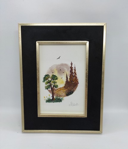 Aquarelle originale paysage - originale,