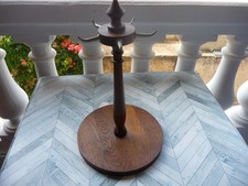 potence a saucisson en chene 5 crochets art populaire