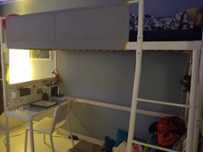 Lit mezzanine bureau - lit,