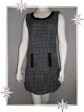 C  - Robe Courte Chiné Tweed